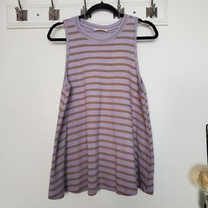Ces Femme lavender striped tank top